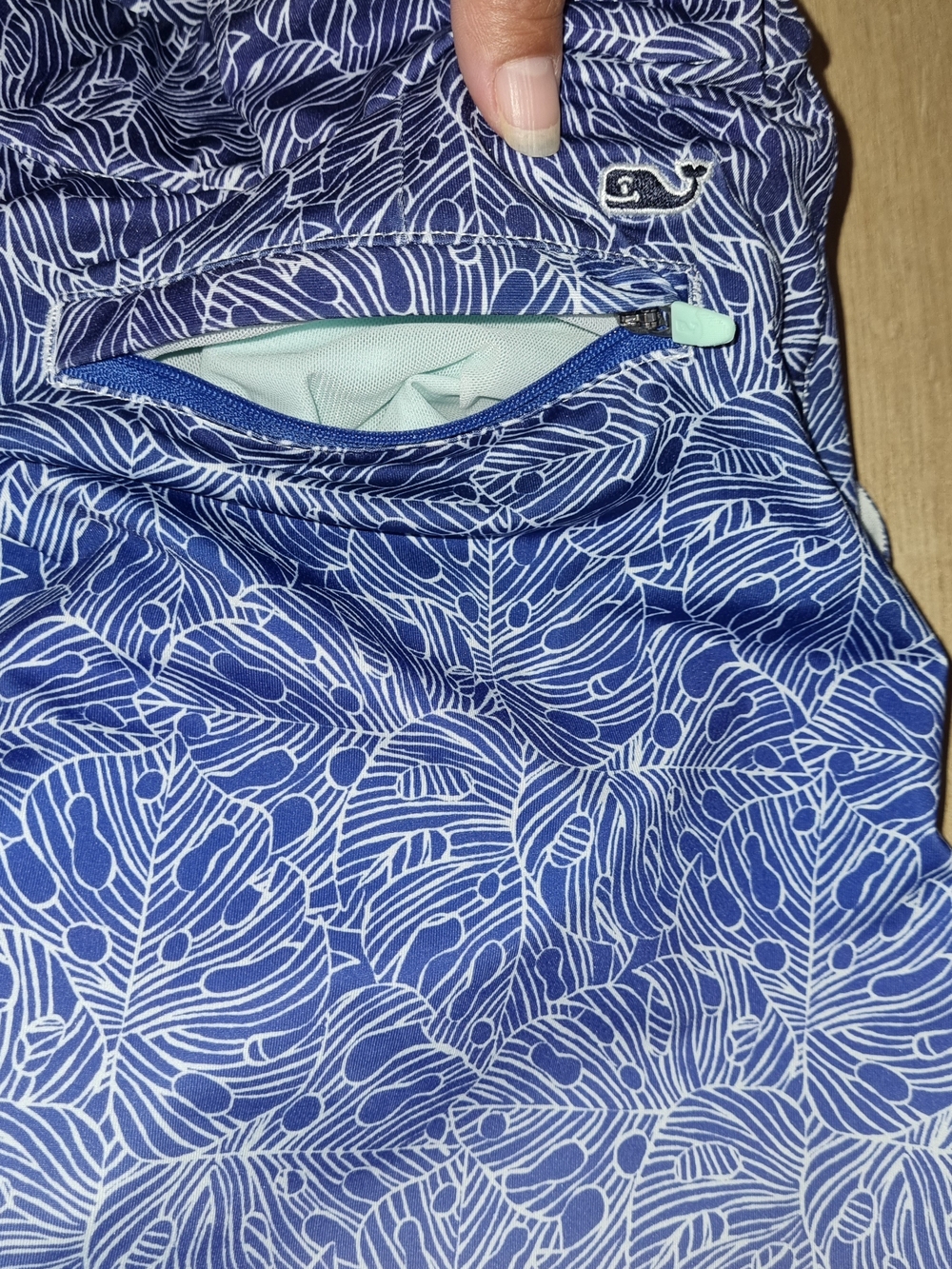 Vineyard Vines Performance Ombre Monstera Blue Athletic Skort XXS